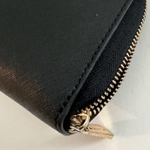 MICHAEL Kors Jet Set Travel Continental Wallet black bag New - Picture 13 of 14